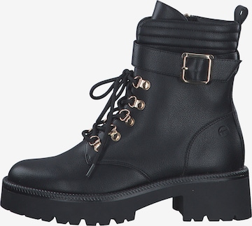 TAMARIS Lace-Up Ankle Boots in Black