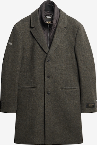 Superdry Between-Seasons Coat in Green: front