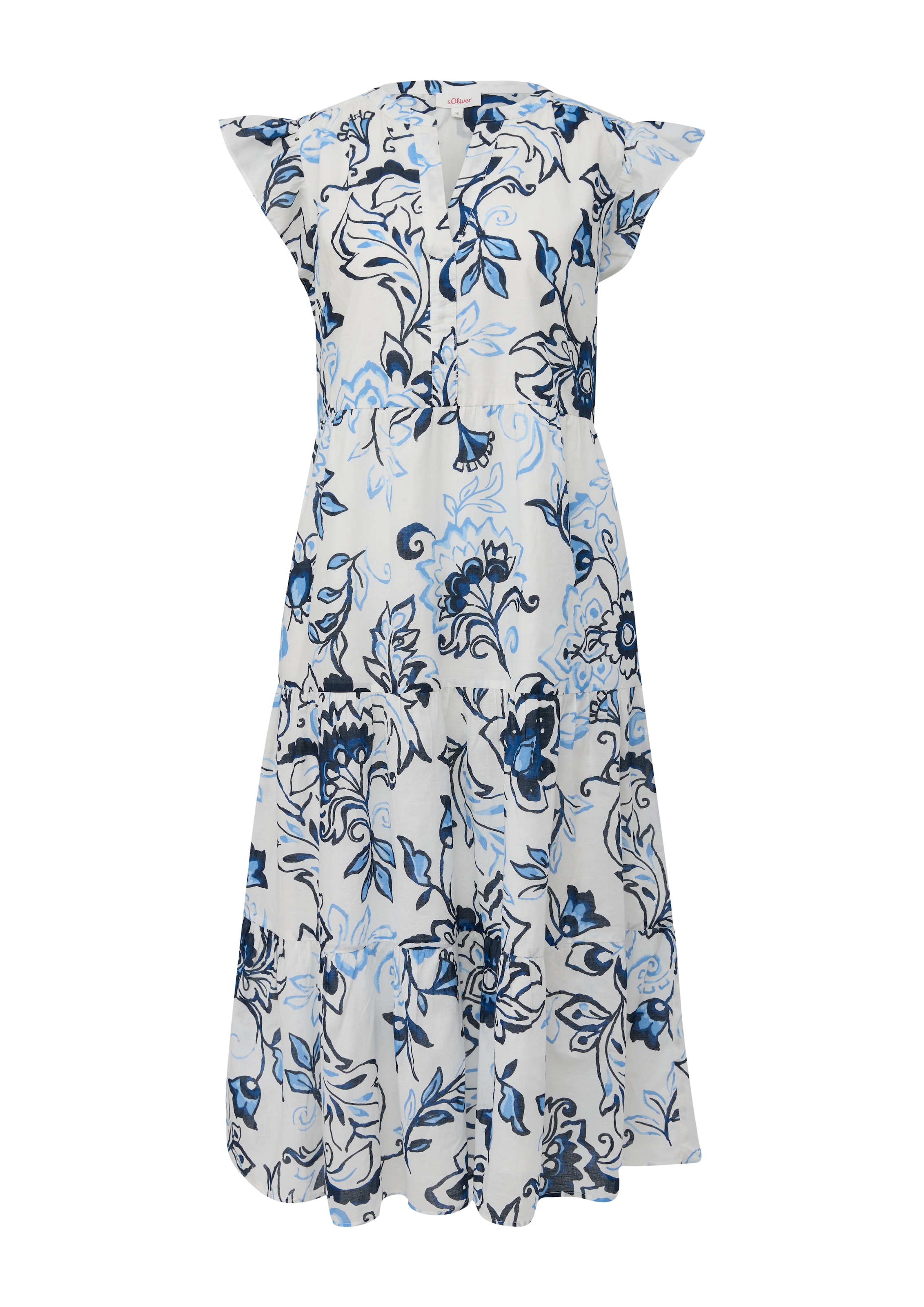 s.Oliver Sommerkleid in Blau: Vorderseite