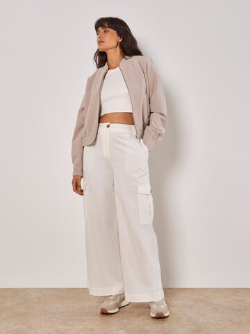 Wide leg Pantaloni di Apricot in beige