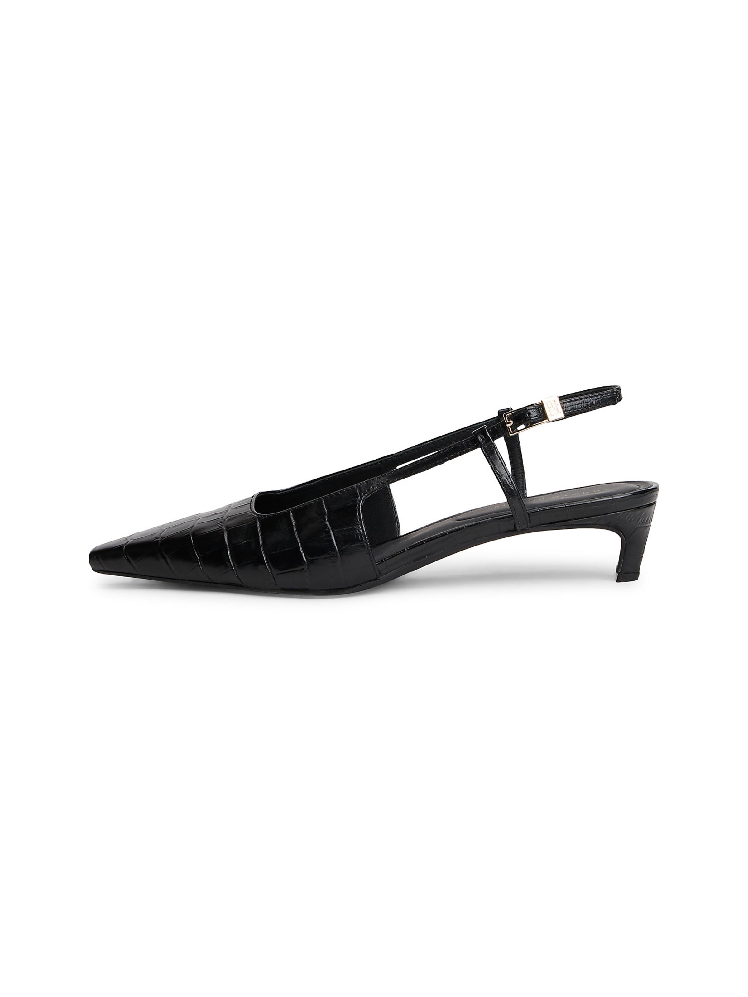 TOMMY HILFIGER Slingpumps in Zwart: voorkant