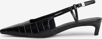 Escarpins à bride arrière TOMMY HILFIGER en noir : devant