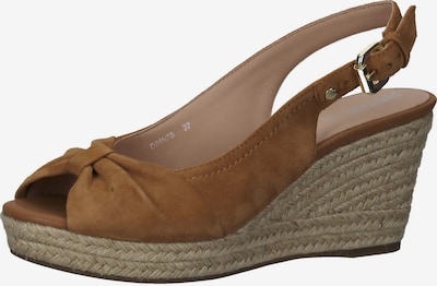 GEOX Sandales en cognac, Vue avec produit