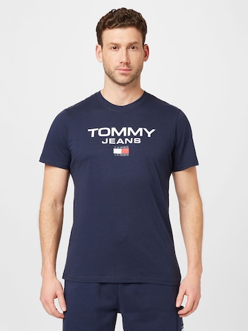 Tommy Jeans - Camisa em azul: frente