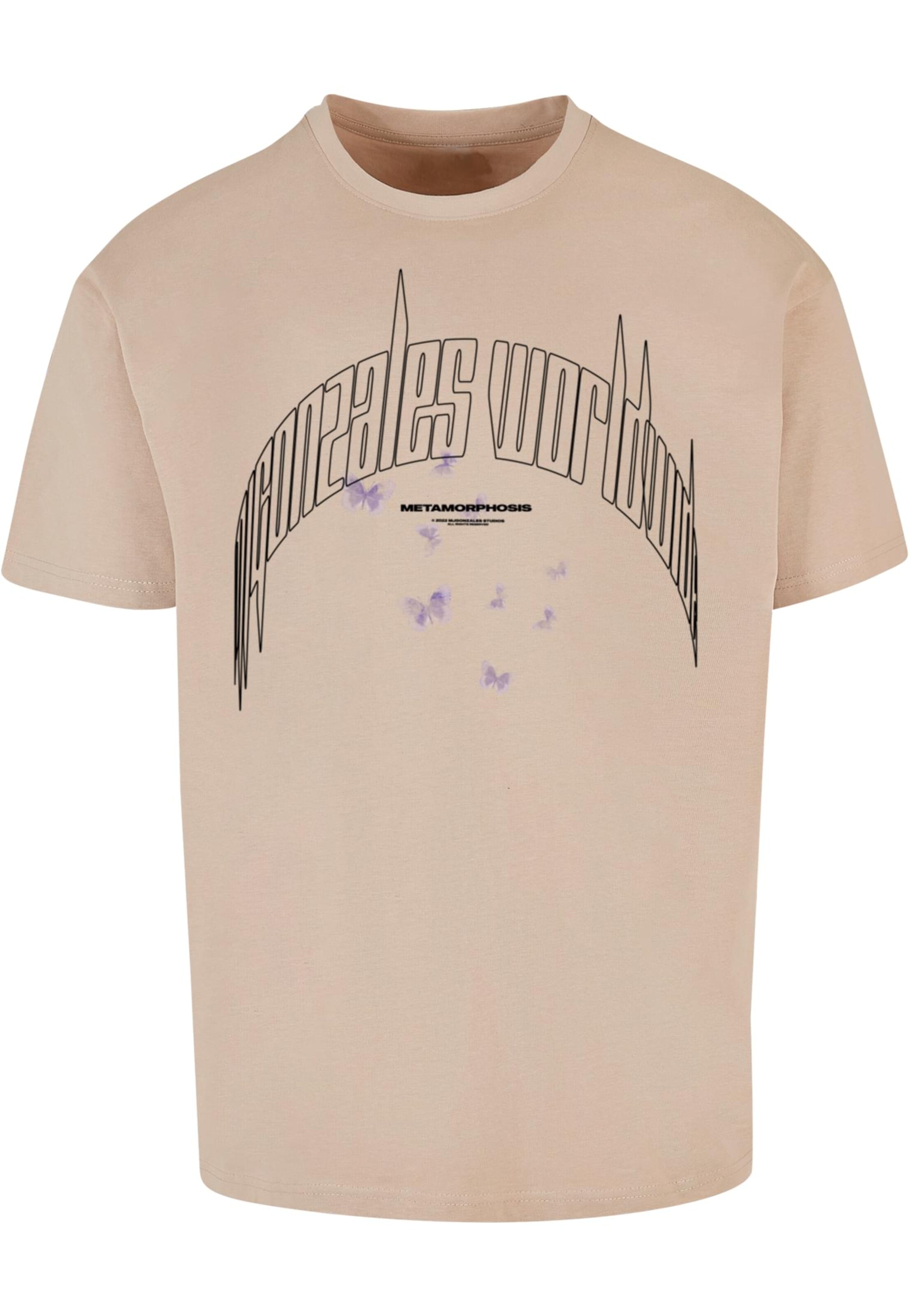 MJ Gonzales Shirt 'Metamorphose V.3' in Beige: front