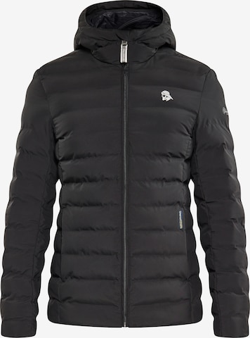 Schmuddelwedda Winter Jacket in Black: front