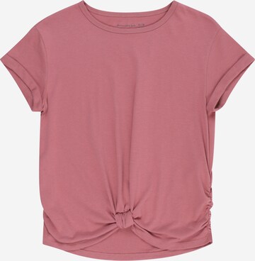 T-Shirt Abercrombie & Fitch en rose : devant