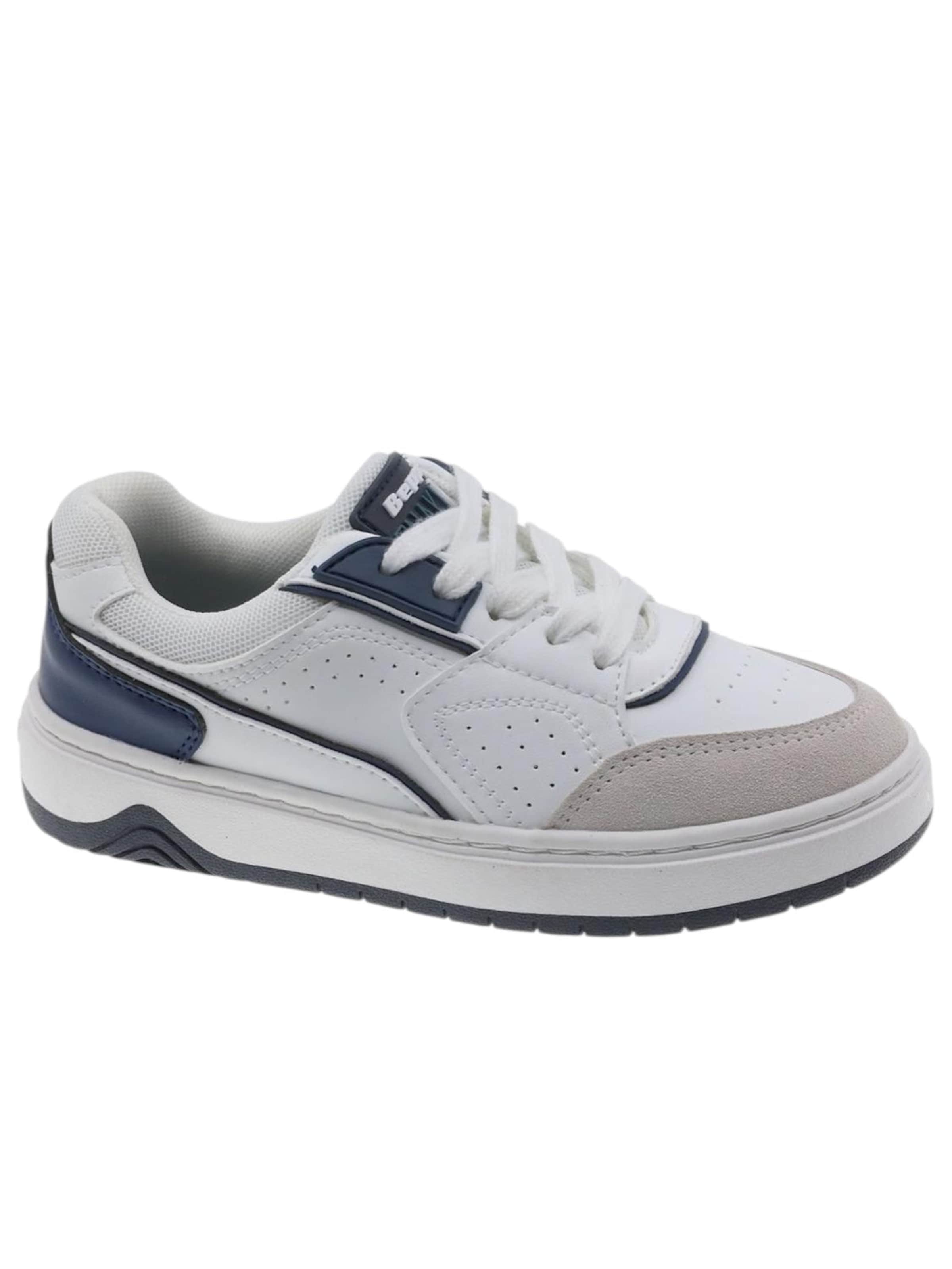 Sneaker di Beppi in bianco: frontale