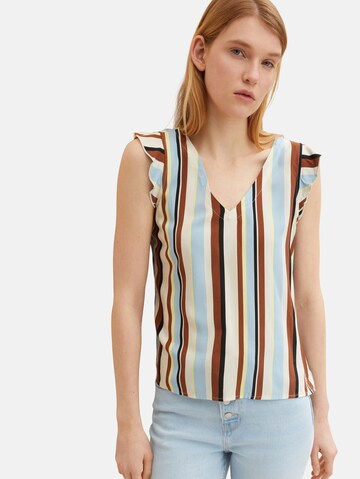 TOM TAILOR DENIM Bluse in Beige