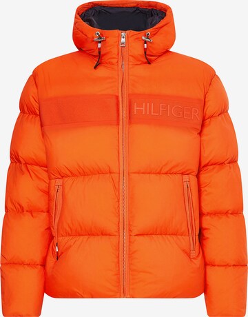 TOMMY HILFIGER Winter Jacket in Orange: front