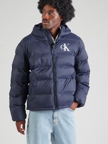Calvin Klein Jeans Vinterjacka i blå: framsida