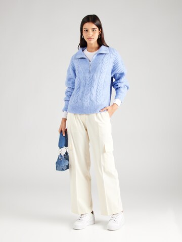 PIECES Pullover in Blau
