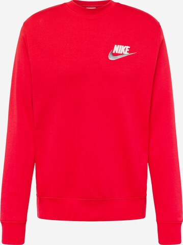 Nike Sportswear Sweatshirt in Rood: voorkant