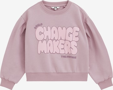 WE Fashion Collegepaita värissä vaaleanpunainen: etupuoli