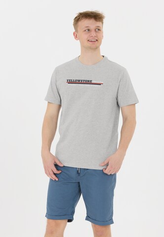 Cruz Shirt 'Doney' in Grijs: voorkant