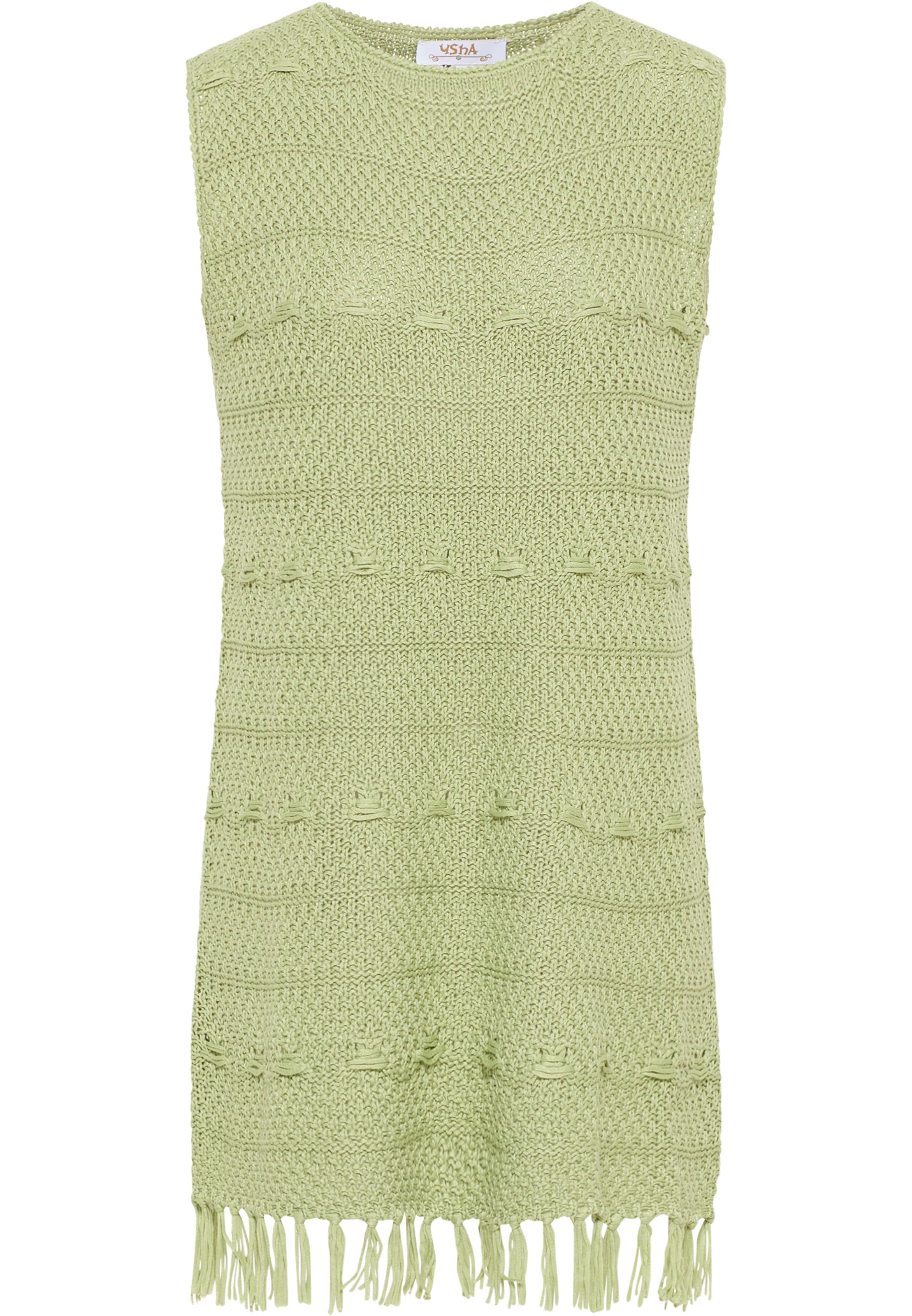 usha FESTIVAL - Vestido de punto en verde: frente