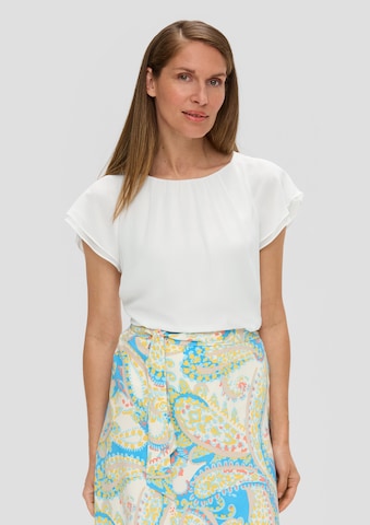 s.Oliver BLACK LABEL Blus i beige: framsida