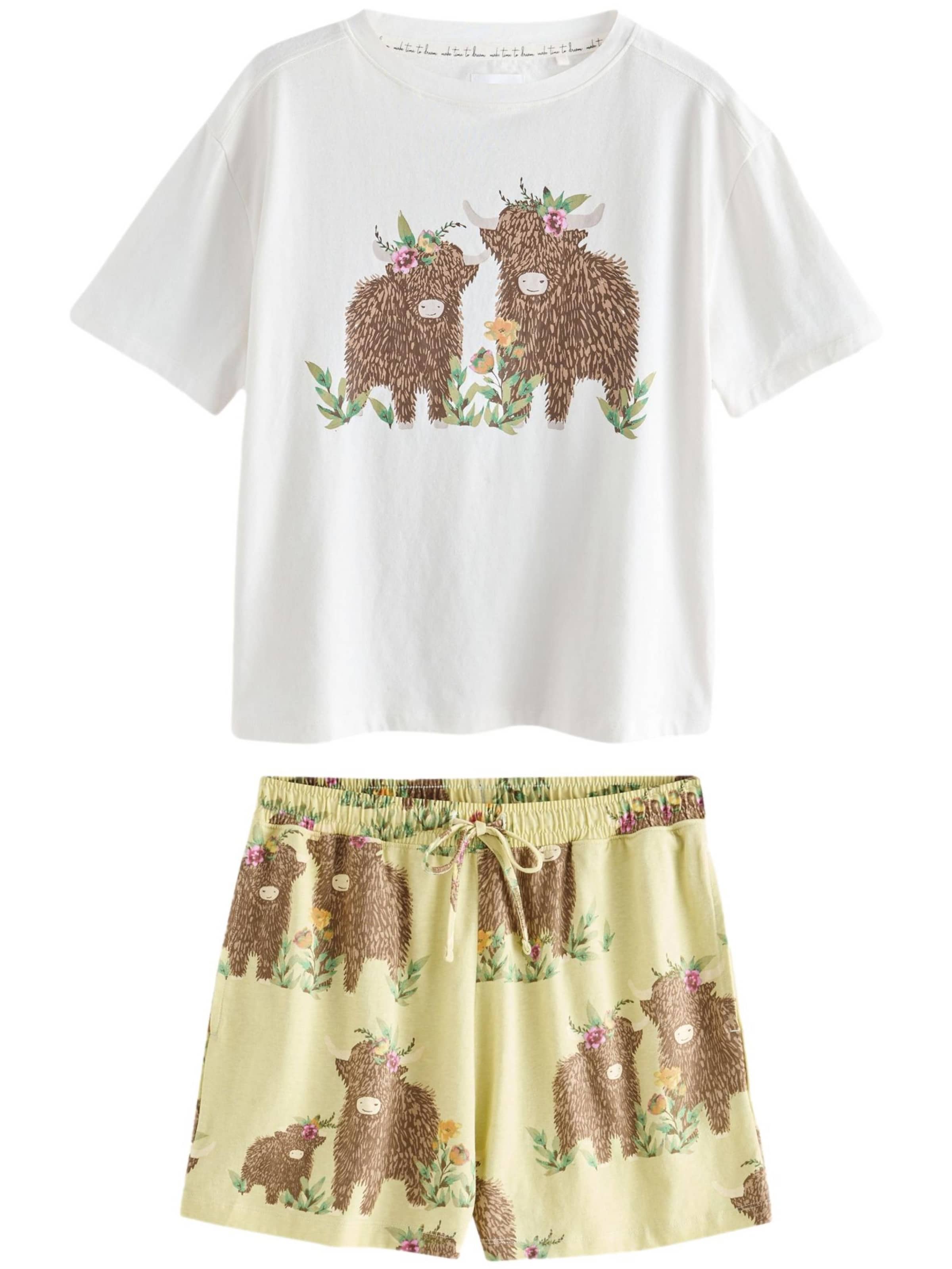 Pyjama Next en blanc : devant