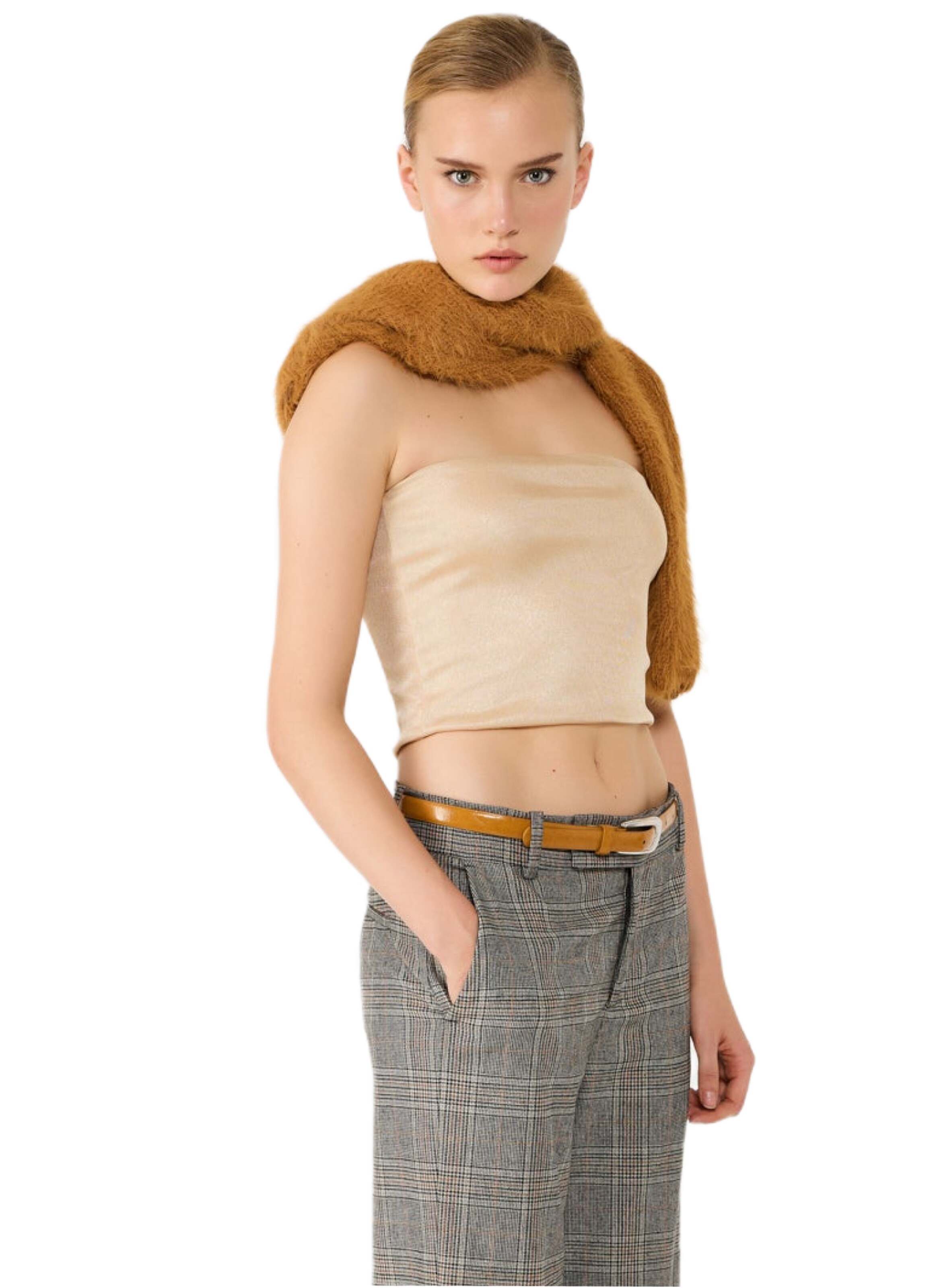 No Matter What Top in Gold