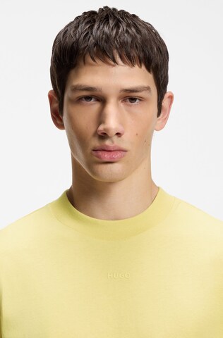 HUGO Shirt 'Dapolino' in Yellow