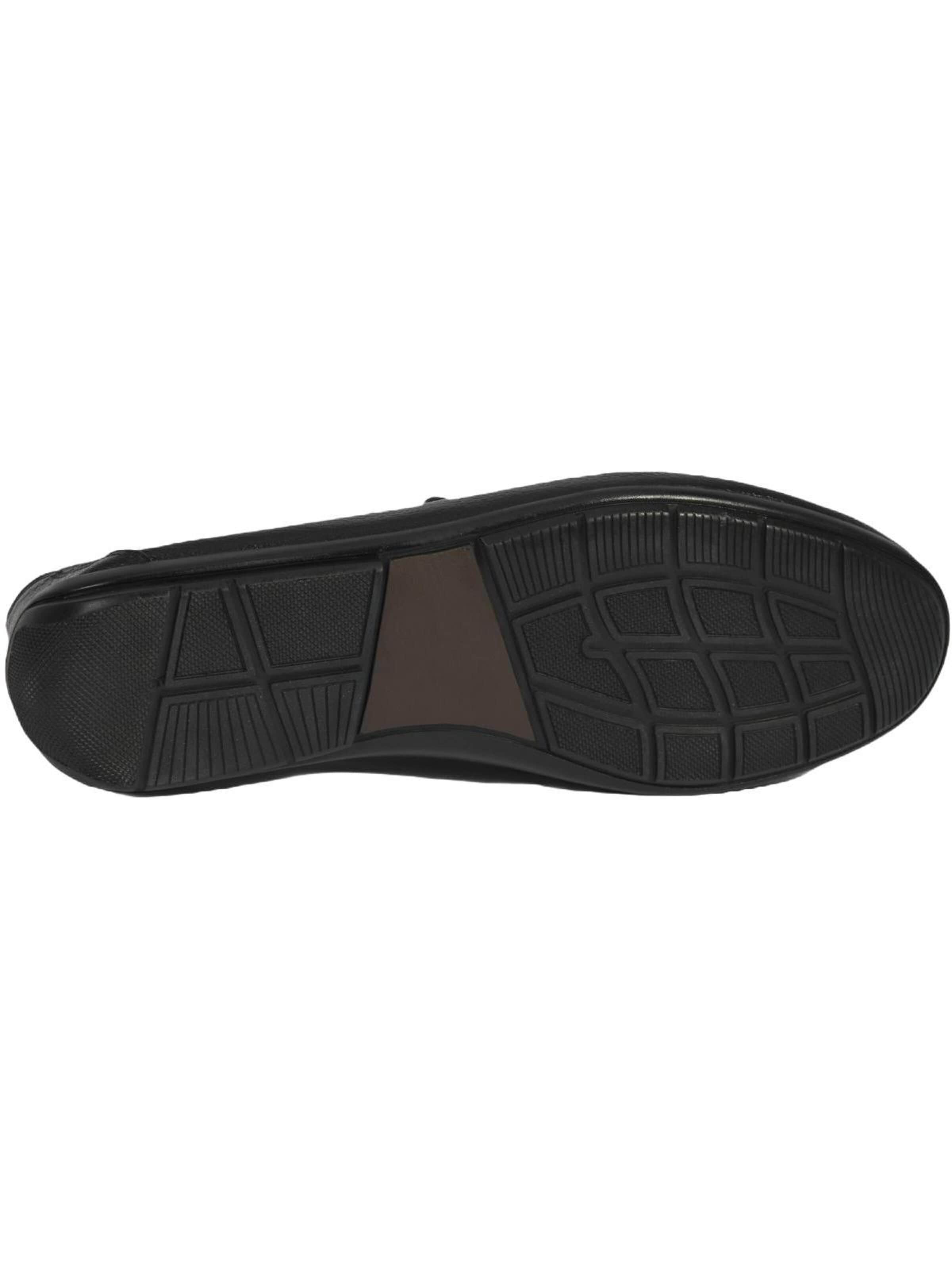 Desa Moccasins 'Slip-Ons' in Black