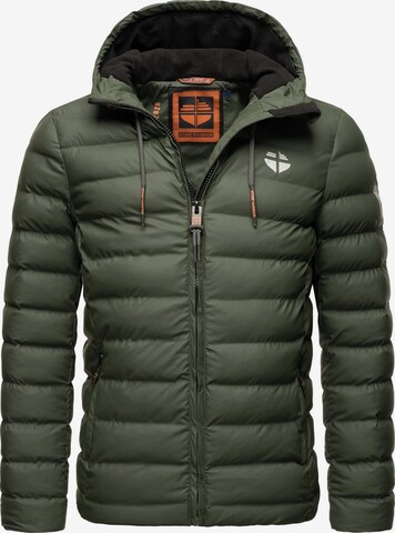 STONE HARBOUR Winter jacket 'Zaharoo' in Green: front