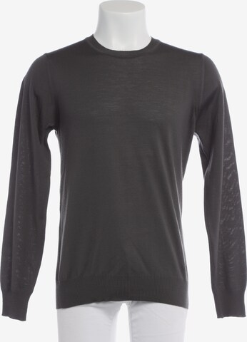 Emporio Armani Pullover / Strickjacke M in Grau: Vorderseite