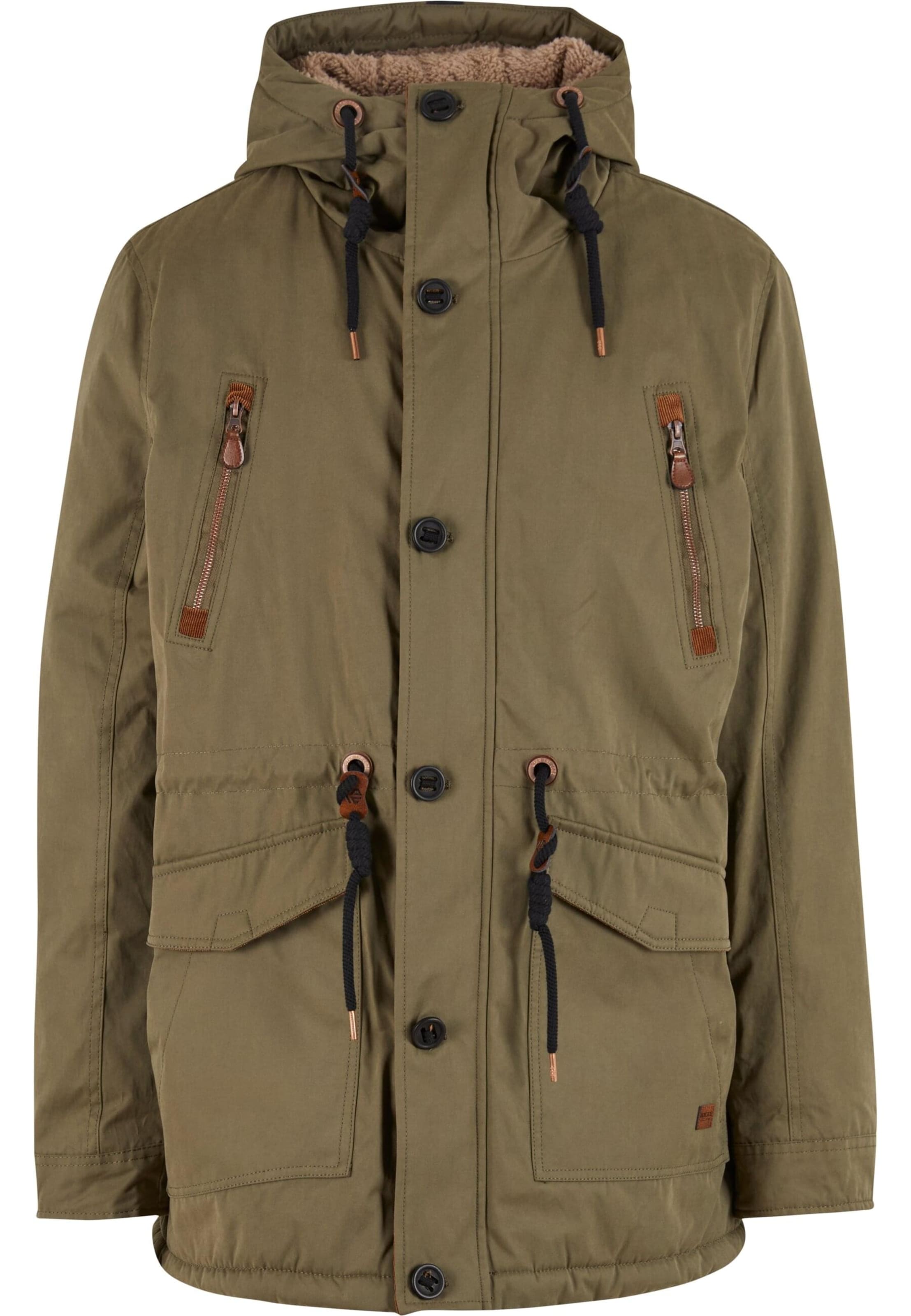 INDICODE JEANS Winter jacket in Green: front