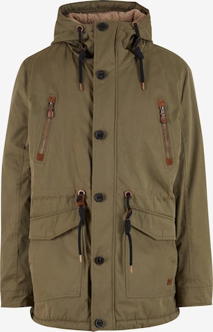 INDICODE JEANS Winterjacke in Grün: Vorderseite