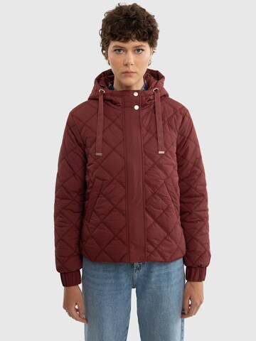 BIG STAR Jacke 'Wynterina' in Rot: Vorderseite