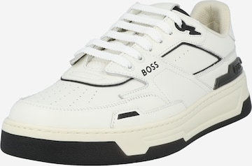 BOSS Black Platform trainers 'Baltimore' in White: front