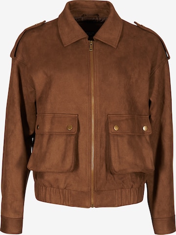 Veste mi-saison South Beach en marron : devant