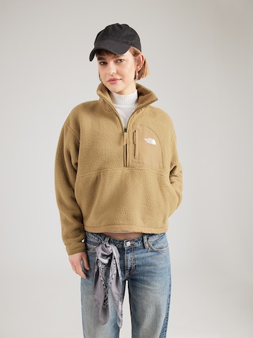 THE NORTH FACE Спортивная кофта 'YUMIORI' в Коричневый: спереди