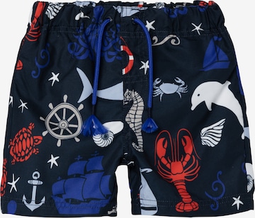 NAME IT Board Shorts 'ZATOON' in Blue: front