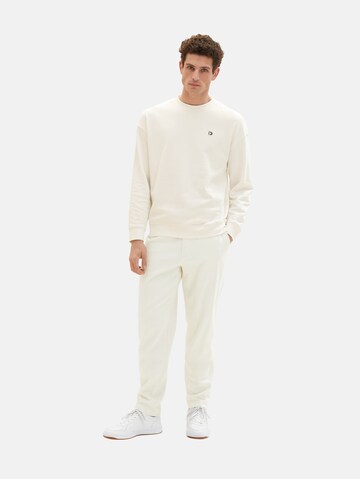 TOM TAILOR Tapered Trousers in Beige