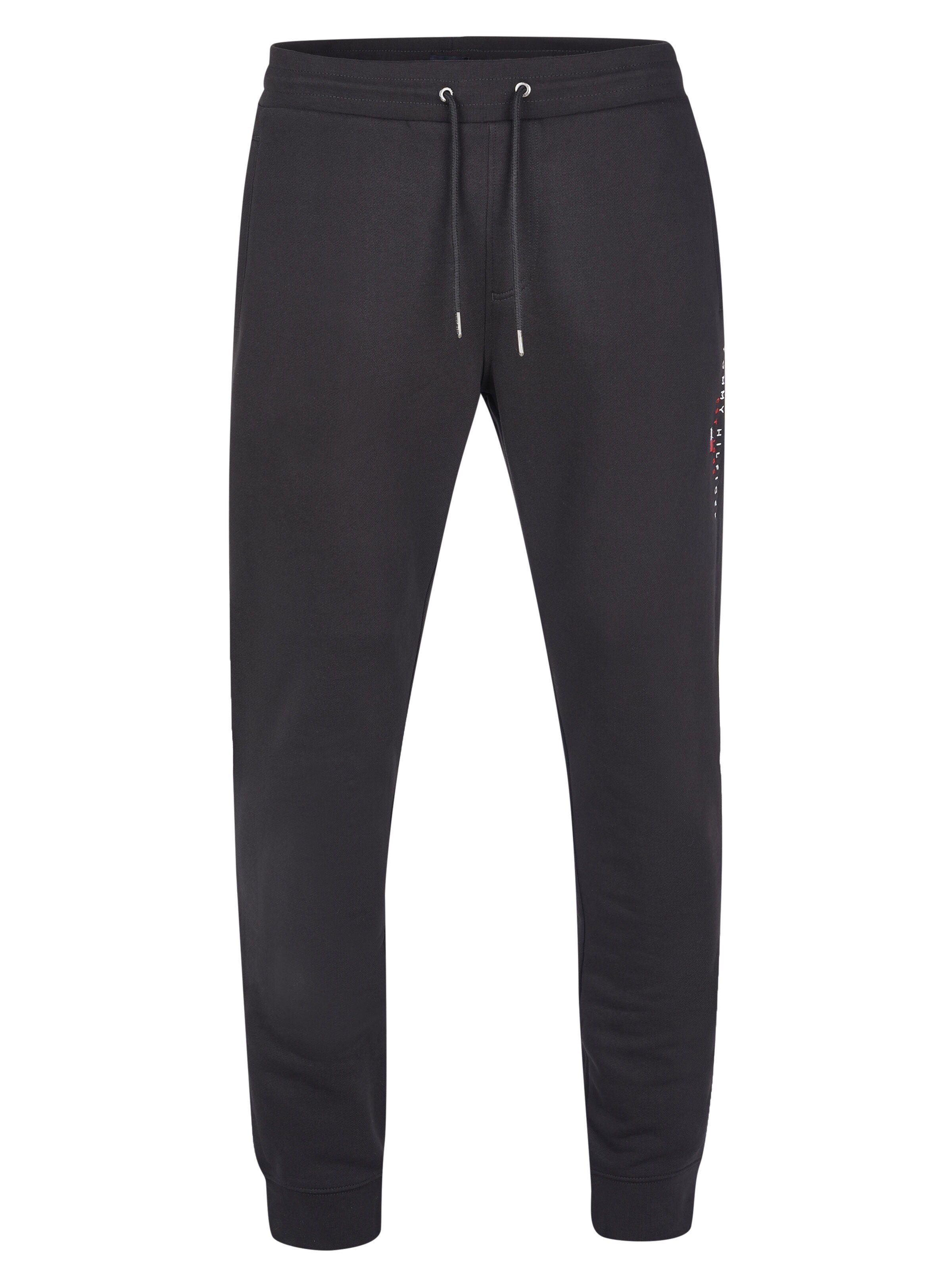 TOMMY HILFIGER - regular Pantalón deportivo 'Tommy Hilfiger Jogginghose Schwarz' en negro: frente