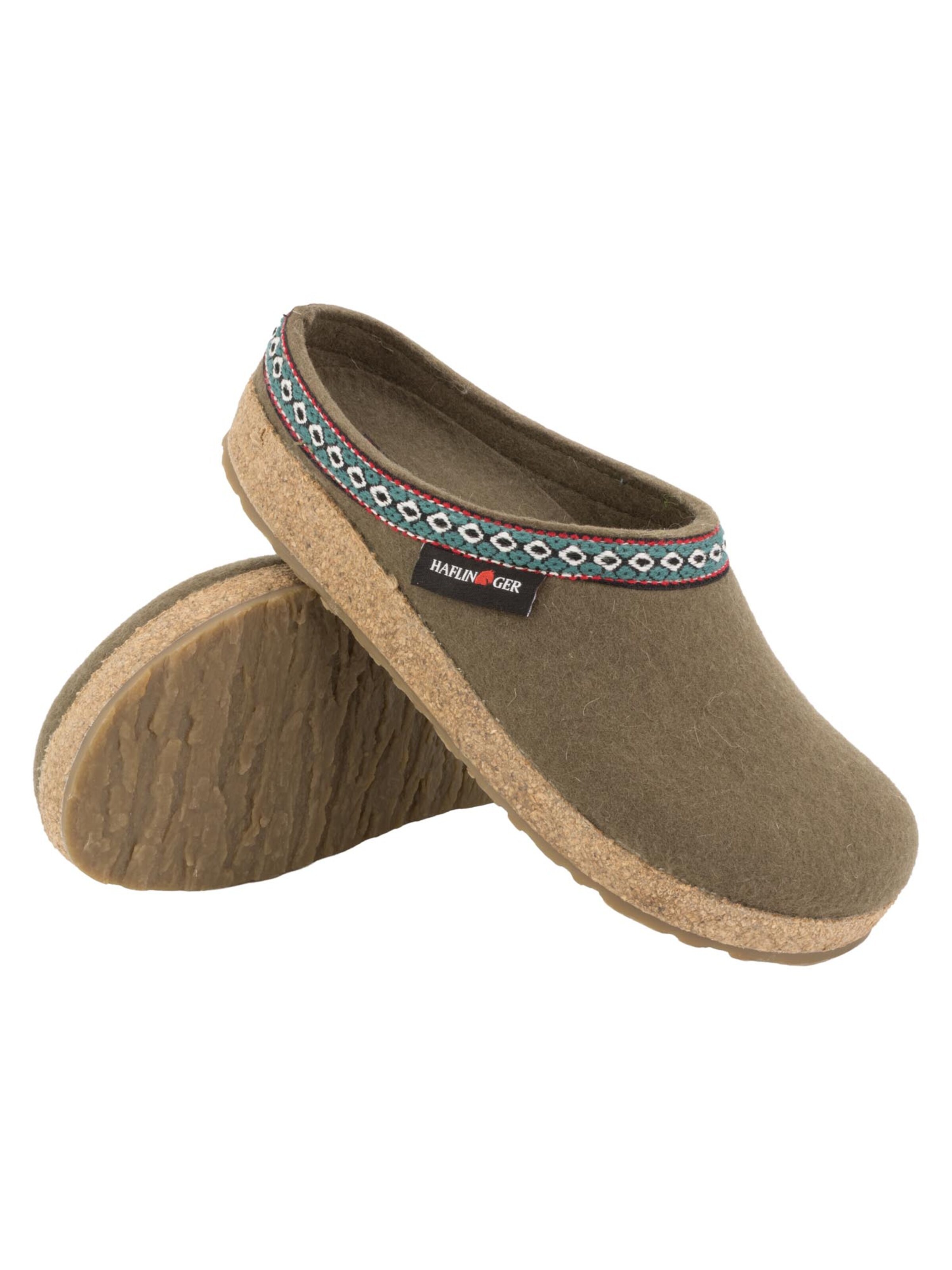 HAFLINGER Clogs 'Franzl' in Brown