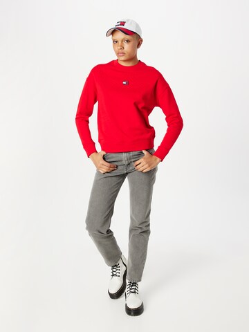 Sweat-shirt Tommy Jeans en rouge