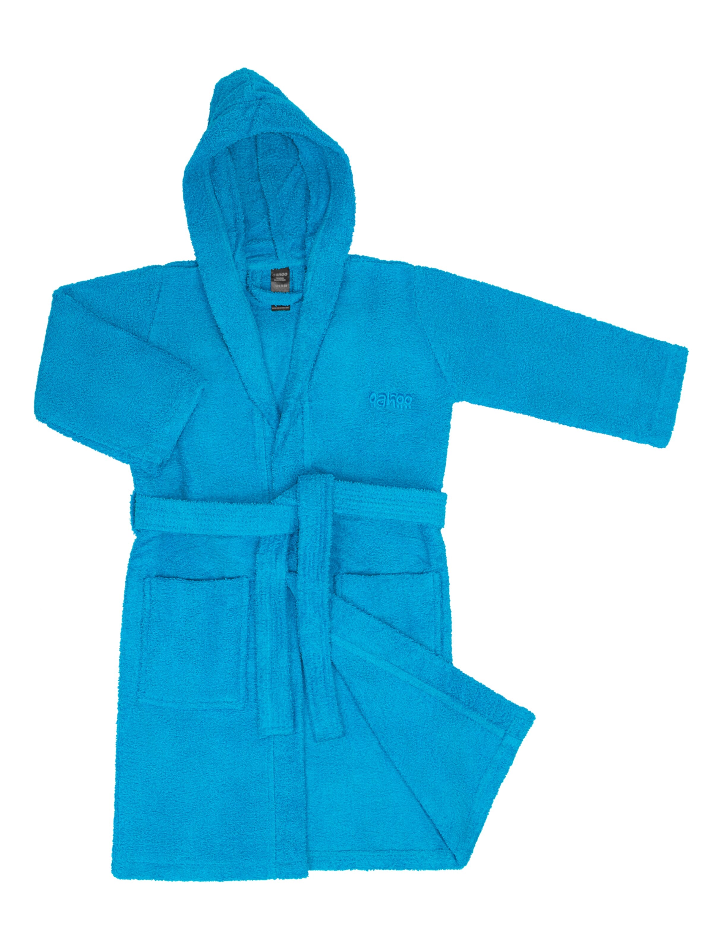 oahoo Bathrobe 'Beach & Bath' in Blue: front