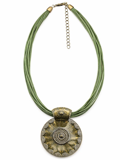 COLLEZIONE ALESSANDRO Kette 'Ciondolo'‌‌‌‌‌‌‌ in oliv, Produktansicht