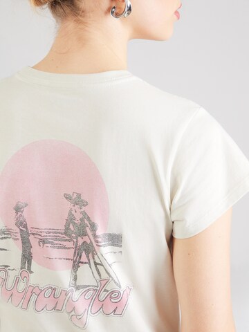 WRANGLER Shirt 'SHRUNKEN BAND' in Wit