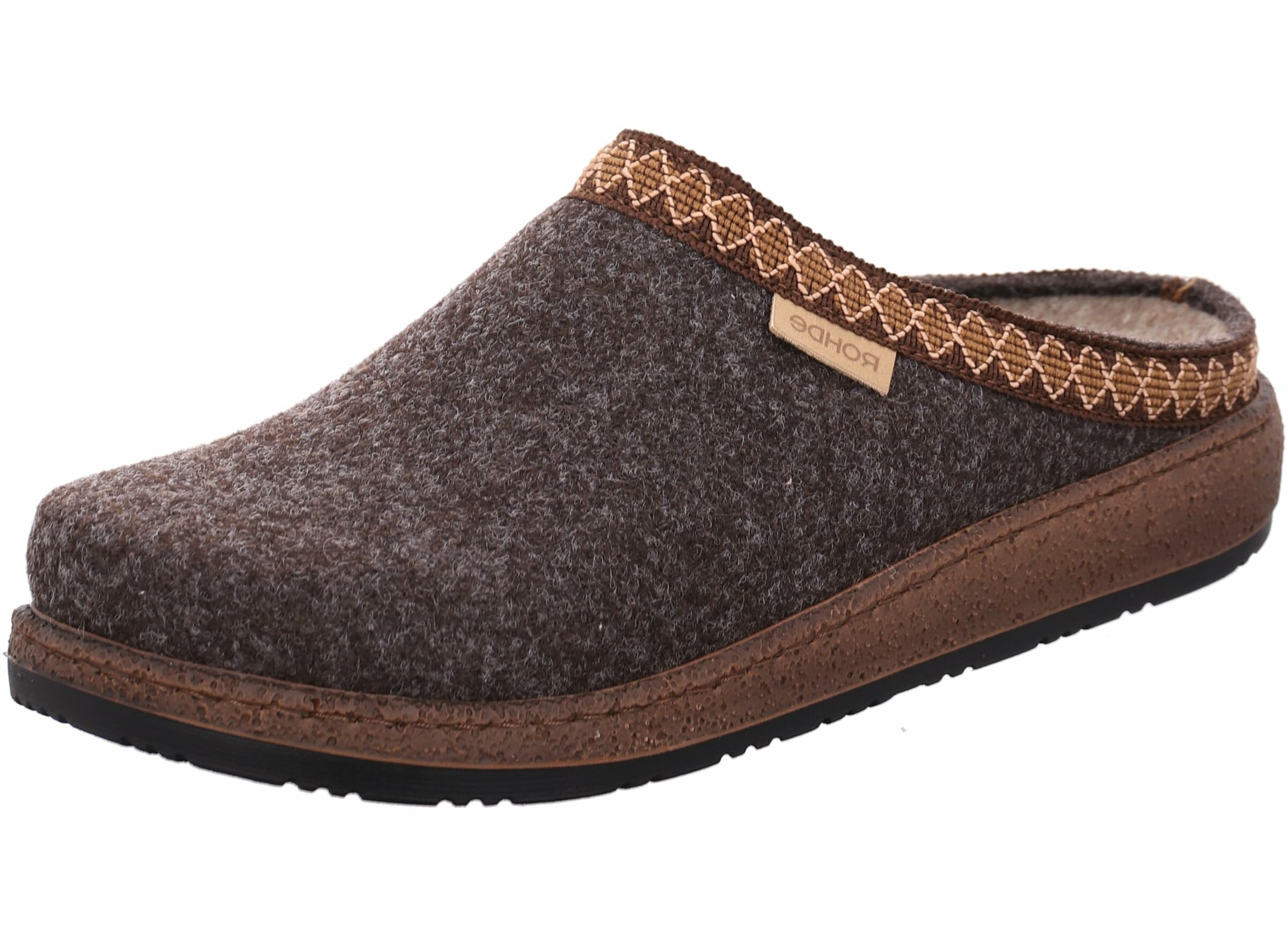 ROHDE Slipper in Brown: front