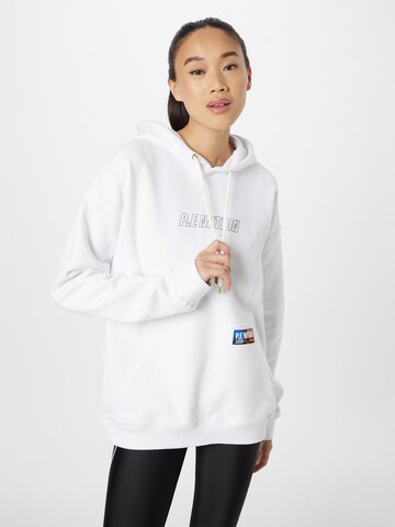 P.E Nation Sweatshirt 'KICK ON' in Weiß: Vorderseite