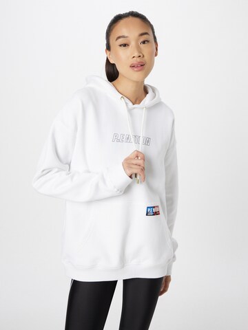 P.E Nation Sweatshirt 'KICK ON' in Weiß: predná strana