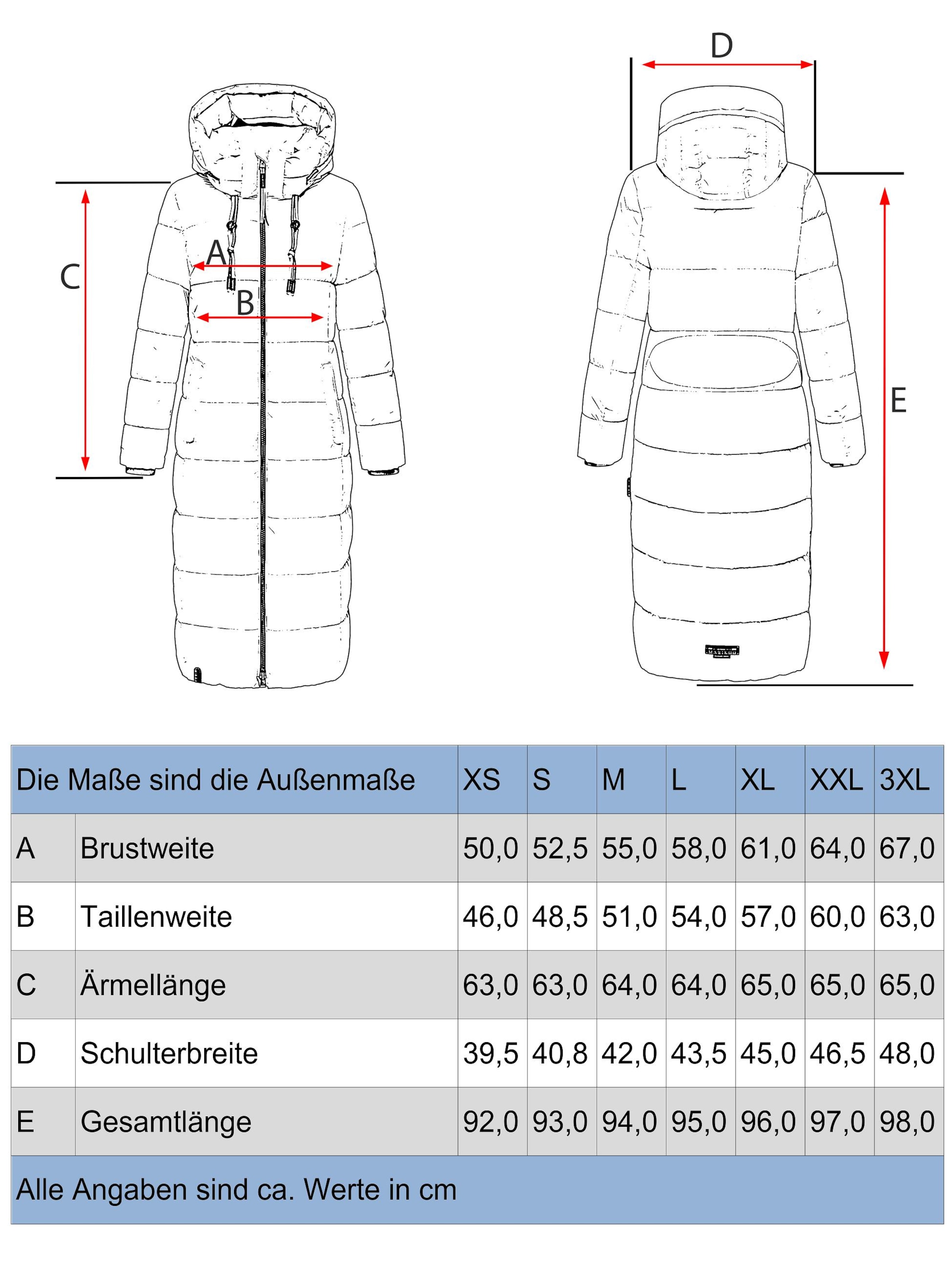 Cappotto funzionale 'Nadeshikoo XVI' di MARIKOO in blu