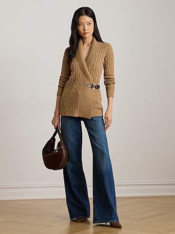 Lauren Ralph Lauren Knit cardigan 'Donato' in Beige