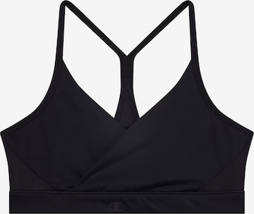 juoda Champion Authentic Athletic Apparel Biustjė Sportinė liemenėlė: priekis