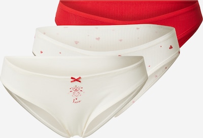 Slip 'Johnnie' pe XS ETAM pe crem / roz / roșu, Vizualizare produs