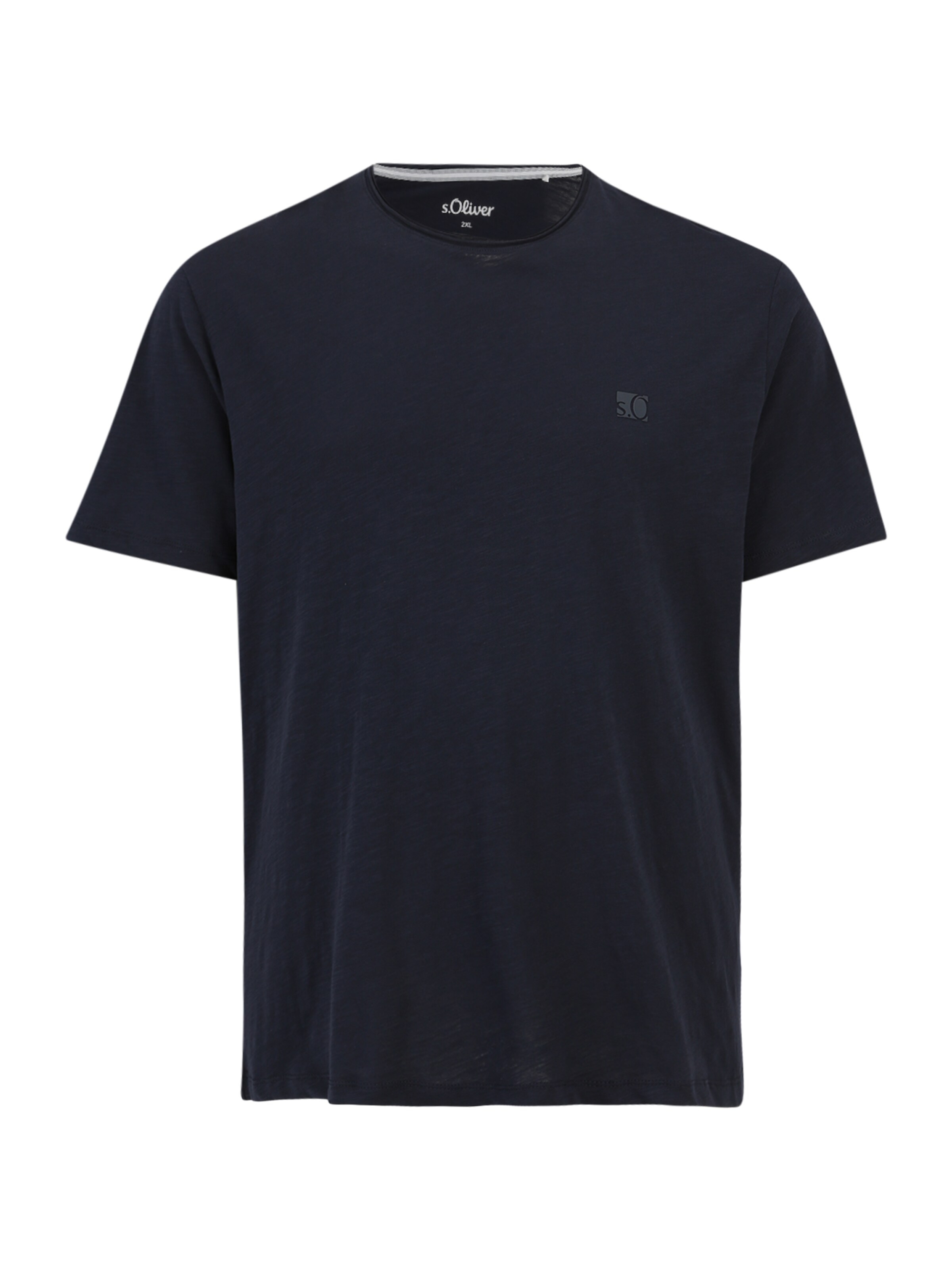 s.Oliver Men Big Sizes T-Shirt in Blau: Vorderseite