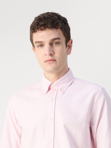 BOSS Regular fit Overhemd 'Rickert' in Roze